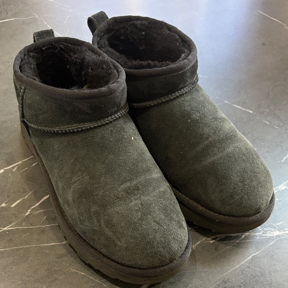Black UGG mini size 7